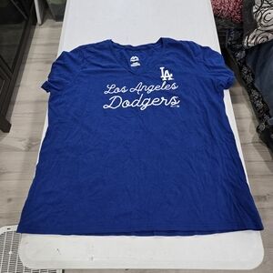 Majestic Blue Los Angeles Dodgers Short Sleeve Tee